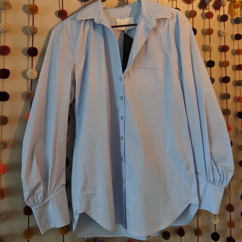 Johanna Ortiz Heaven's Door poplin shirt